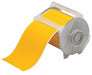 Pre-Cut Label Stock Roll Yellow Gloss