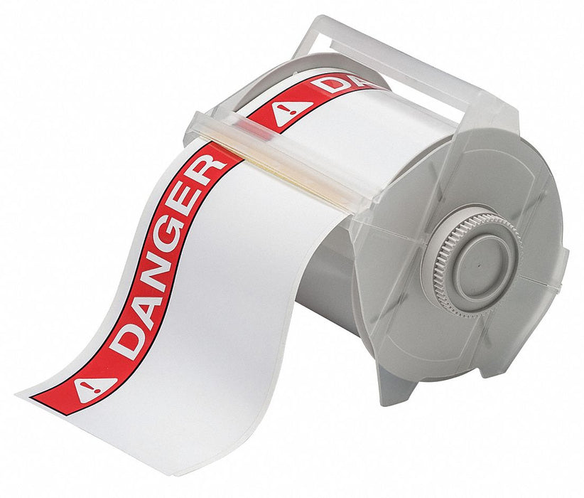 Pre-Cut Label Stock Roll White Gloss