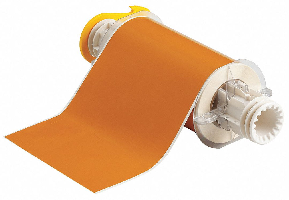 ContinuousLabelStock Ochre Gloss 6inW
