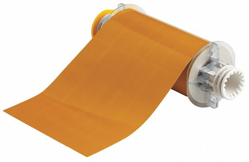 ContinuousLabelStock Ochre Gloss 7inW