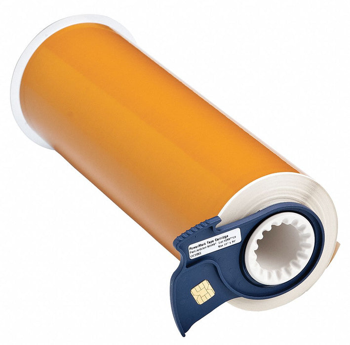 ContinuousLabelStock Ochre Gloss 10inW