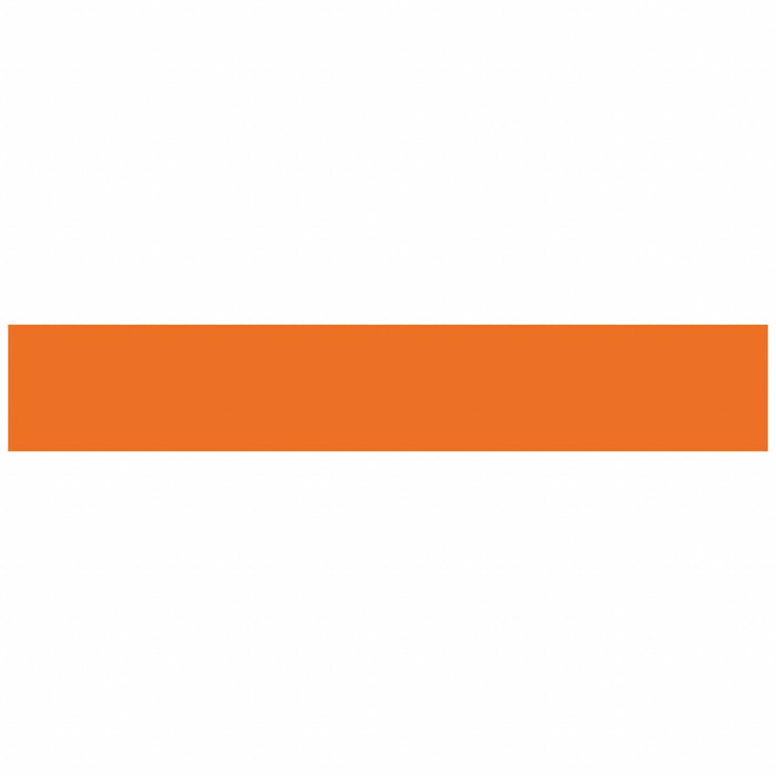 Identification Label Orange Vinyl