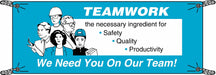 Banner 48 in x 120 in Polyethylene
