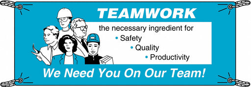 Banner 48 in x 120 in Polyethylene