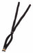 Eyewear Lanyard Cotton 14 L Black