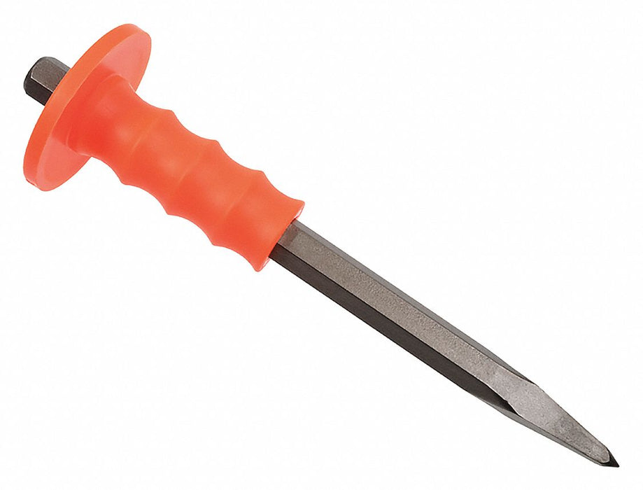 Handguarded Bullpoint Chisel 12in L