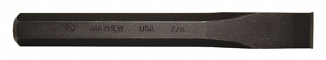 Cold Chisel 7/8 in x 7-1/2 in Steel BO