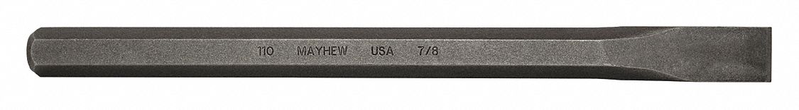 Cold Chisel 7/8 in x 12 in Steel