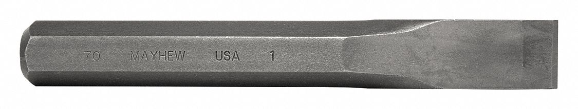 Cold Chisel 1 in x 8 in Shot Blasted