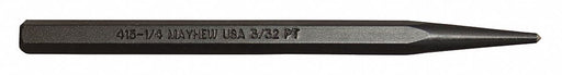 Center Punch 4 in L Steel Black Oxide