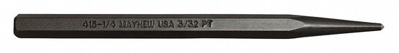 Center Punch 4 in L Steel Black Oxide