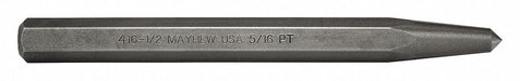 Center Punch 6 in L Steel Shot Blast