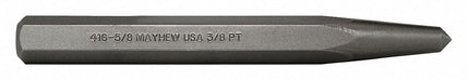 Center Punch 6-1/4 in L Steel Shot Blast
