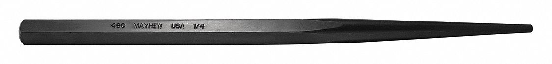 Line Punch 15in L 1/4in Tip Steel BO