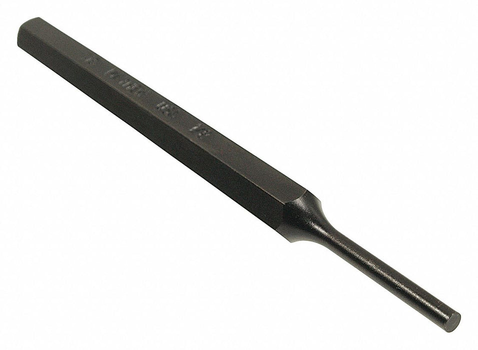 Pin Punch 4-3/4in L 1/8in Tip Steel BO