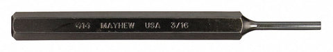 Pin Punch 6in L 3/16in Tip Steel BO
