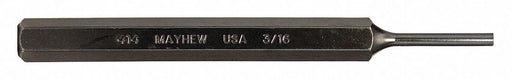 Pin Punch 6in L 3/16in Tip Steel BO