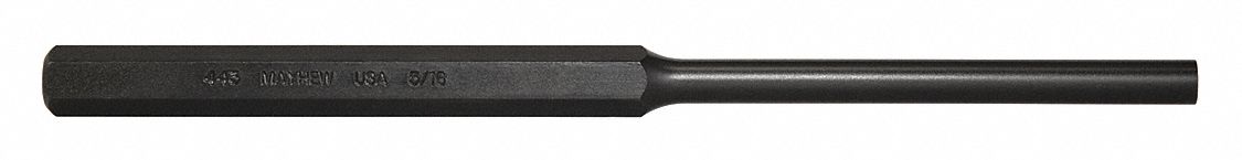 Pin Punch 8in L 5/16in Tip Steel BO