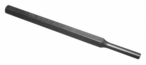 Pin Punch 5-3/4in L 1/4in Tip Steel