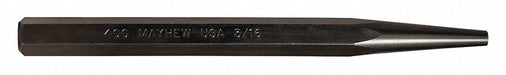 Solid Punch 5in L 3/16in Tip Steel BO
