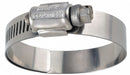 Worm Gear Hose Clamp 1/2 W 5/8 ID PK10