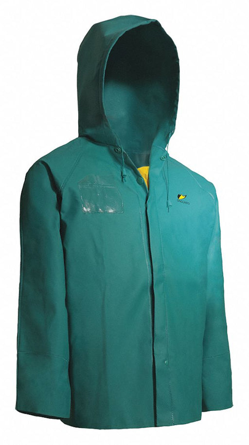 Chemtex Rain Jckt Attchd Hood Green M