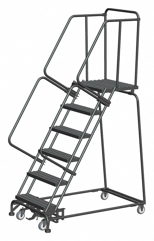 Rolling Ladder Serrated Step Tread Steel