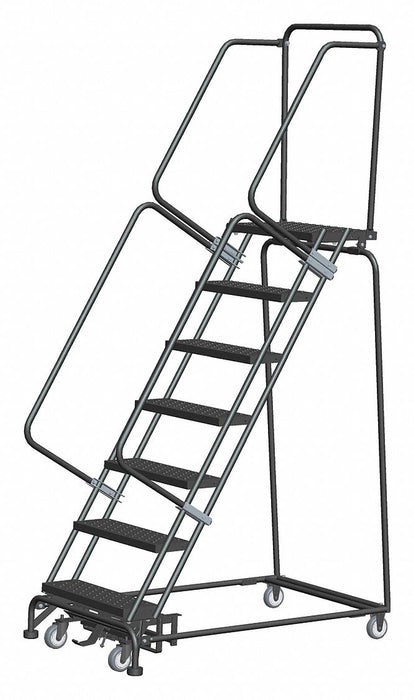 Rolling Ladder Serrated Step Tread Steel