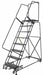 Rolling Ladder Abrasive Mat Step Tread