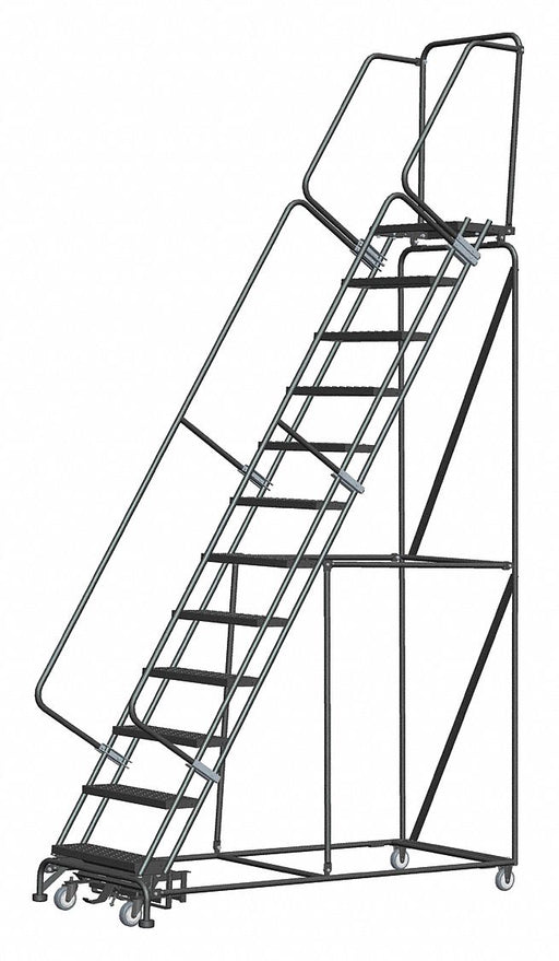 Rolling Ladder Abrasive Mat Step Tread