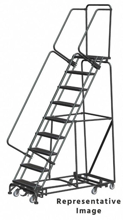 Lockstep Rolling Ladder Steel 90 in.H