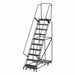 Lockstep Rolling Ladder Steel 100 in.H