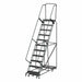 Lockstep Rolling Ladder Steel 110 in.H