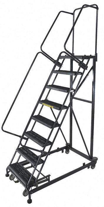 Rolling Ladder Serrated Step Tread Steel