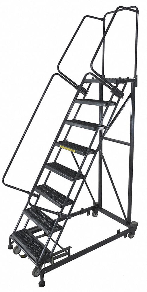 Rolling Ladder Serrated Step Tread Steel