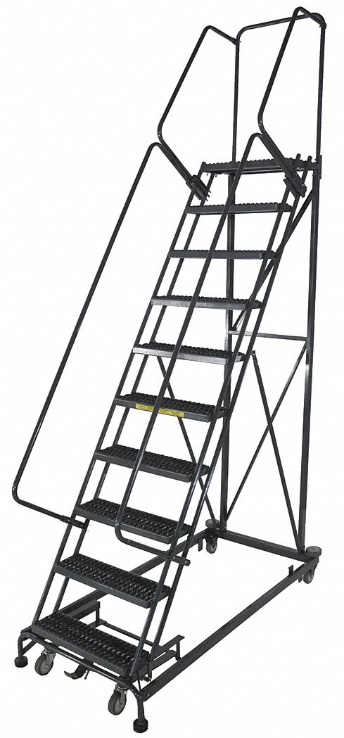 Rolling Ladder Serrated Step Tread Steel