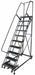 Rolling Ladder Serrated Step Tread Steel