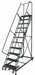Rolling Ladder Perforated Step Tread