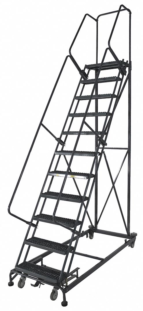 Rolling Ladder Perforated Step Tread
