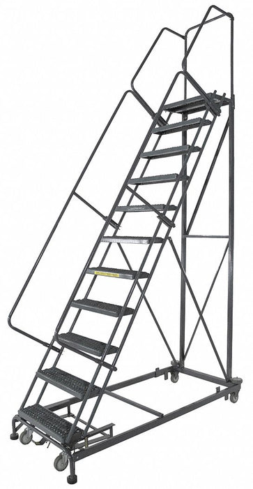 Rolling Ladder Serrated Step Tread Steel