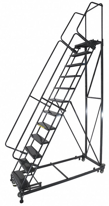 Rolling Ladder Perforated Step Tread