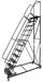 Rolling Ladder Perforated Step Tread