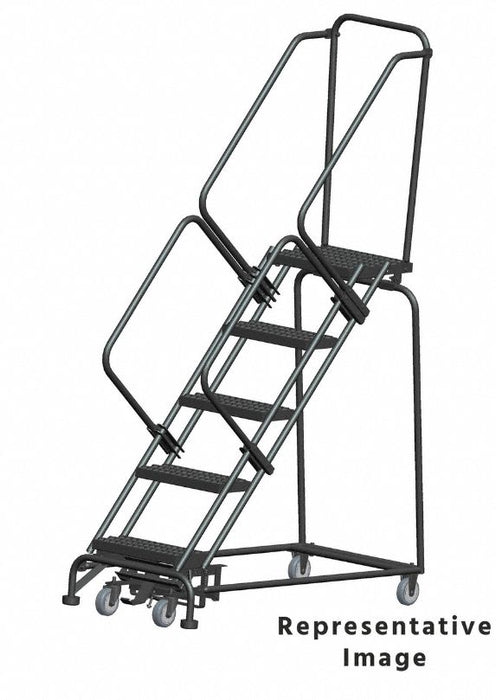 Lockstep Rolling Ladder Steel 50 in.H