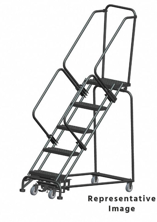Lockstep Rolling Ladder Steel 50 in.H