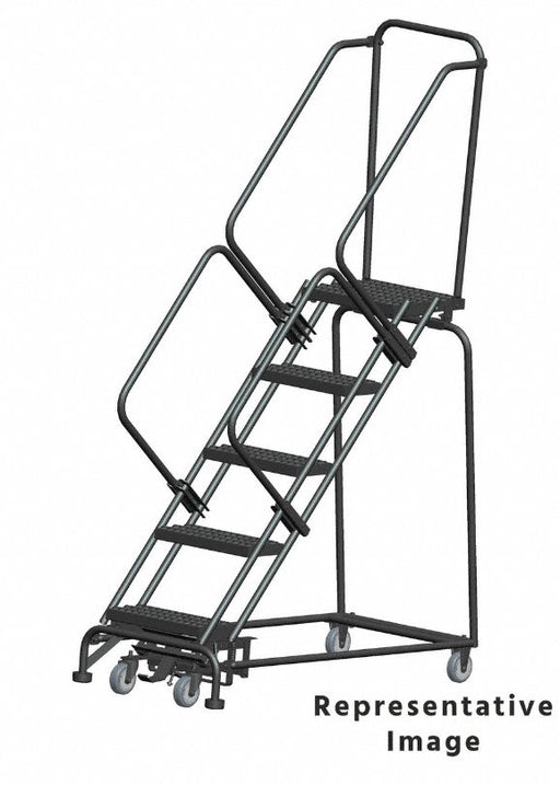 Lockstep Rolling Ladder Steel 50 in.H