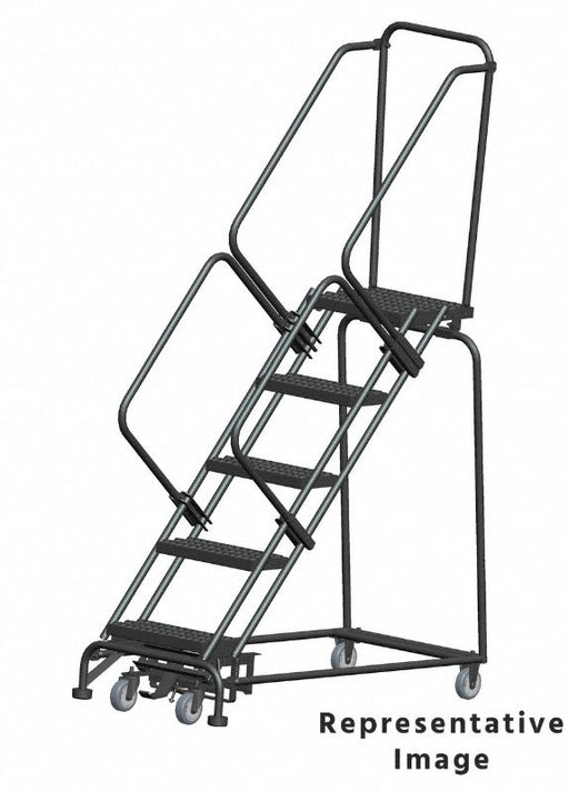 Lockstep Rolling Ladder Steel 50 in.H