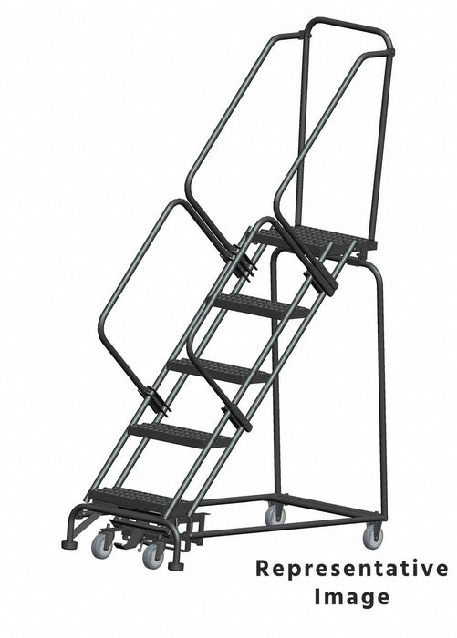 Lockstep Rolling Ladder Steel 50 in.H