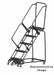 Lockstep Rolling Ladder Steel 50 in.H