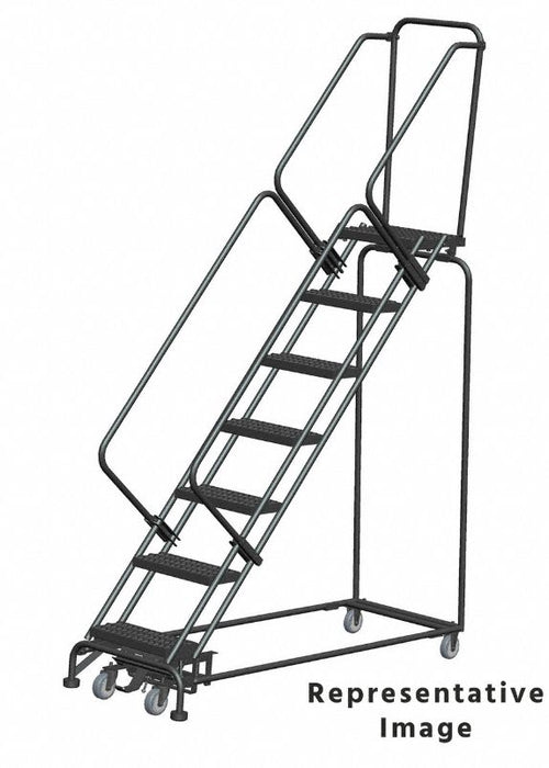 Lockstep Rolling Ladder Steel 70 in.H