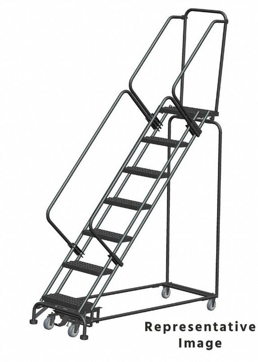 Lockstep Rolling Ladder Steel 70 in.H